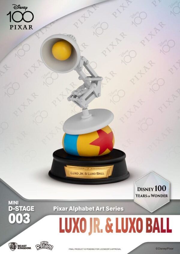 Disney Mini Diorama Stage Szobors 10 cm 100 Years of Wonder Pixar Alphabet Art Assortment (6) Disney Mini Diorama Stage Szobors 10 cm 100 Years of Wonder Pixar Alphabet Art Assortment (6)