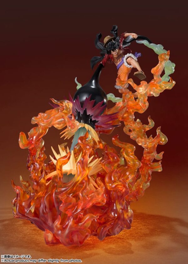 One Piece FiguartsZERO PVC Szobor (Extra Battle) Luffy Red Roc 45 cm