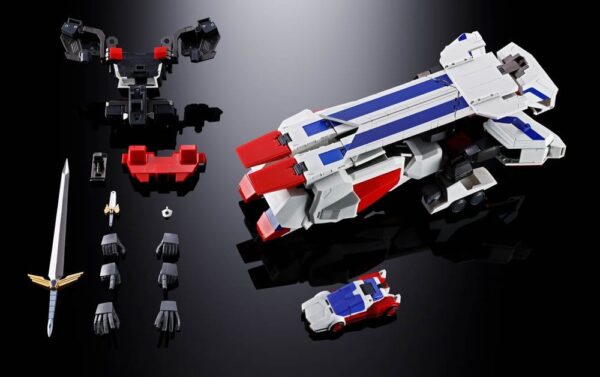 The Brave Fighter Exkizer Soul of Chogokin Akció Figura GX-120 Kingexkizer 28 cm