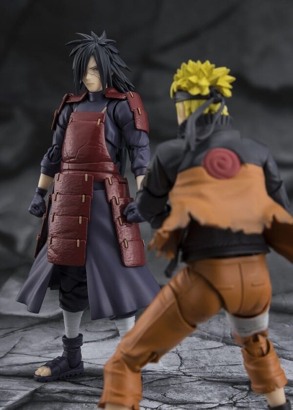 Naruto Shippuden S.H.Figuarts Akció Figura Madara Uchiha Legend of Darkness 17 cm