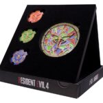 Resident Evil 4 Replika Church Puzzle Medallion Set