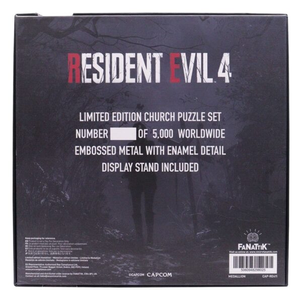 Resident Evil 4 Replika Church Puzzle Medallion Set