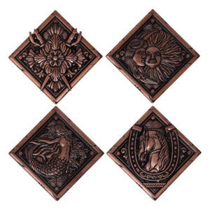 Resident Evil VIII Medallion Set House Crest Limited Edition Resident Evil VIII Medallion Set House Crest Limited Edition
