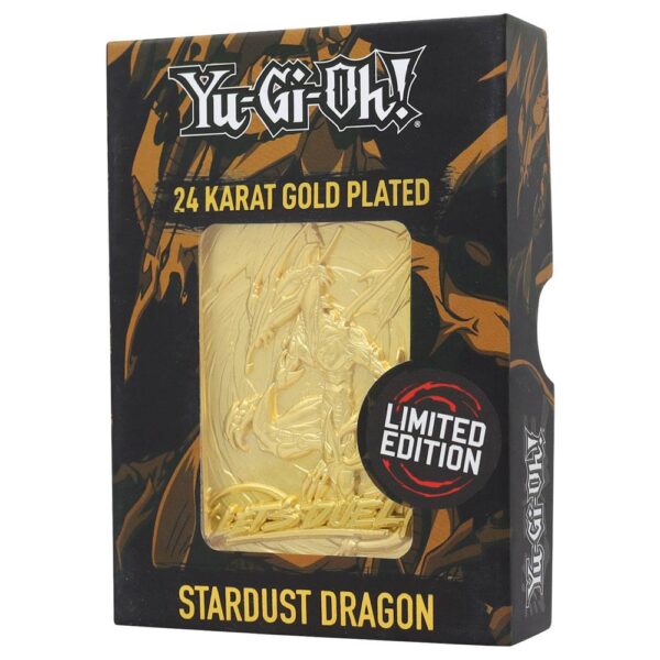 Yu-Gi-Oh! Replika Card Stardust Dragon (gold plated) Yu-Gi-Oh! Replika Card Stardust Dragon (gold plated)