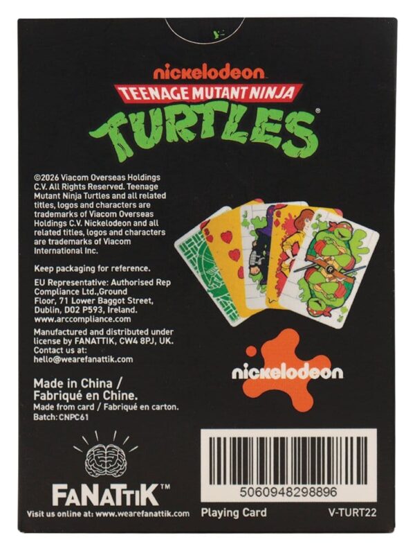 Teenage Mutant Ninja Turtles Playing Cards Display (12) Teenage Mutant Ninja Turtles Playing Cards Display (12)