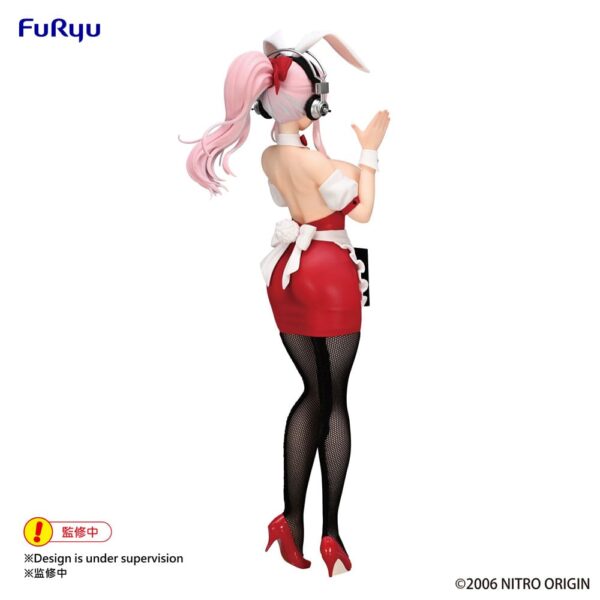 Super Sonico BiCute Bunnies PVC Szobor Super Sonico Waitress Ver. 28 cm