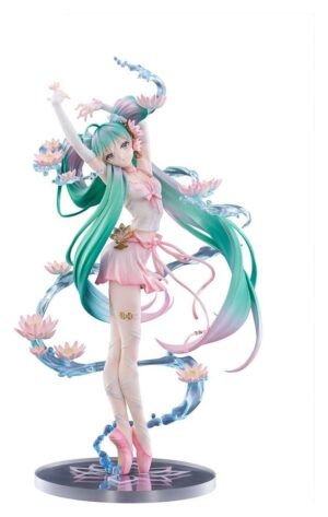 Hatsune Miku F:NEX PVC Szobor 1/7 Water lily Ver. 27 cm