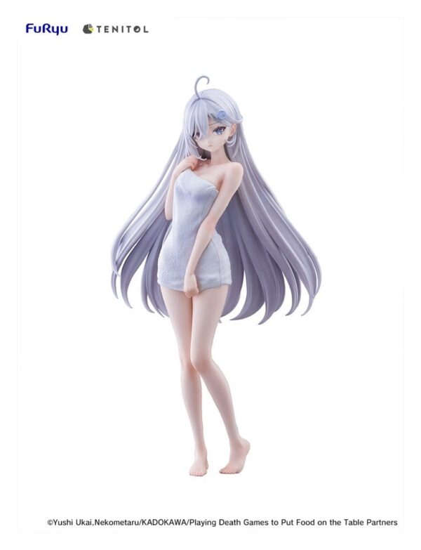 Playing Death Games to Put Food on the Table Light Novel PVC Szobor Yuki Golden Bath Ver. 30 cm