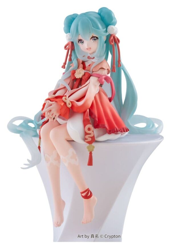 Hatsune Miku Noodle Stopper PVC Szobor 2026 Chinese New Year Ver. 14 cm