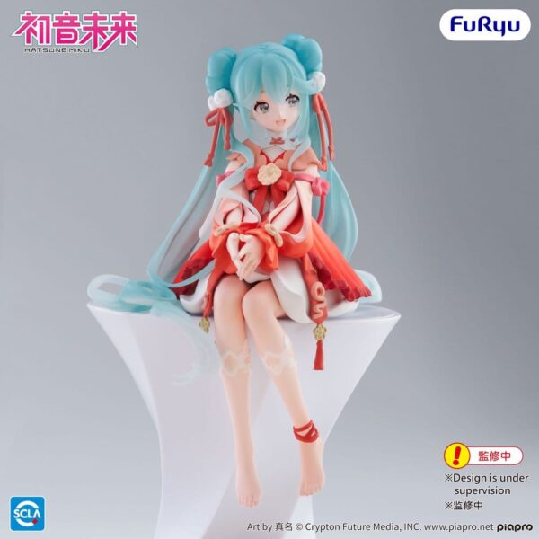 Hatsune Miku Noodle Stopper PVC Szobor 2026 Chinese New Year Ver. 14 cm