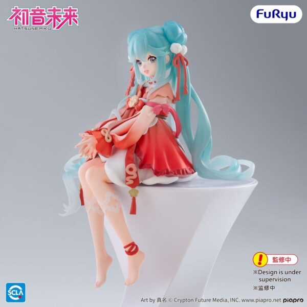 Hatsune Miku Noodle Stopper PVC Szobor 2026 Chinese New Year Ver. 14 cm