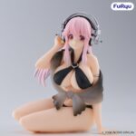 Super Sonico Noodle Stopper PVC Szobor Super Sonico Swimsuit Black Color Ver. 10 cm