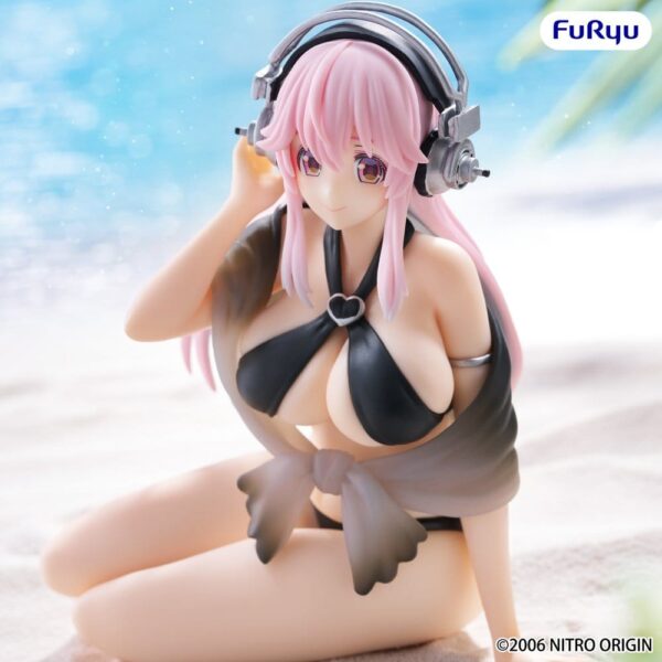 Super Sonico Noodle Stopper PVC Szobor Super Sonico Swimsuit Black Color Ver. 10 cm Super Sonico Noodle Stopper PVC Szobor Super Sonico Swimsuit Black Color Ver. 10 cm