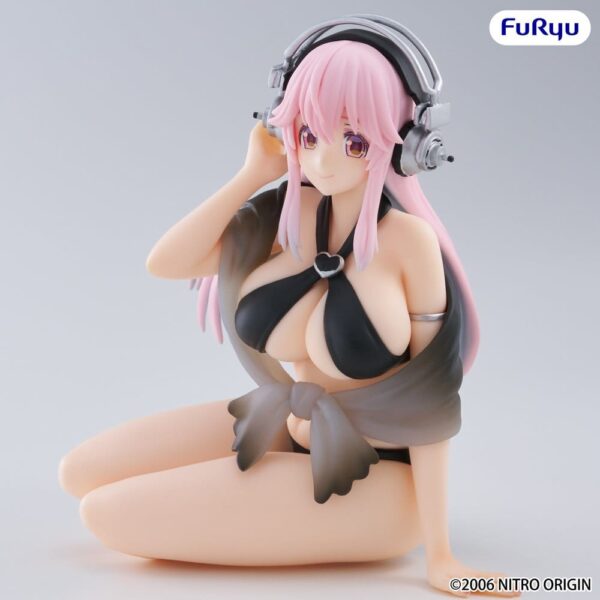 Super Sonico Noodle Stopper PVC Szobor Super Sonico Swimsuit Black Color Ver. 10 cm Super Sonico Noodle Stopper PVC Szobor Super Sonico Swimsuit Black Color Ver. 10 cm