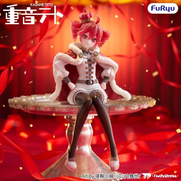 Vocaloid Noodle Stopper PVC Szobor Kasane Teto King Ver. 15 cm Vocaloid Noodle Stopper PVC Szobor Kasane Teto King Ver. 15 cm