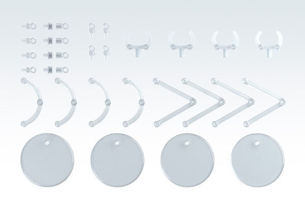 The Simple Stand Mini Nendoroid More for Mini Figuras & Models 4-Pack