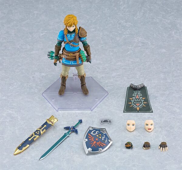 The Legend of Zelda Tears of the Kingdom Figma Akció Figura Link Tears of the Kingdom Ver. 15 cm