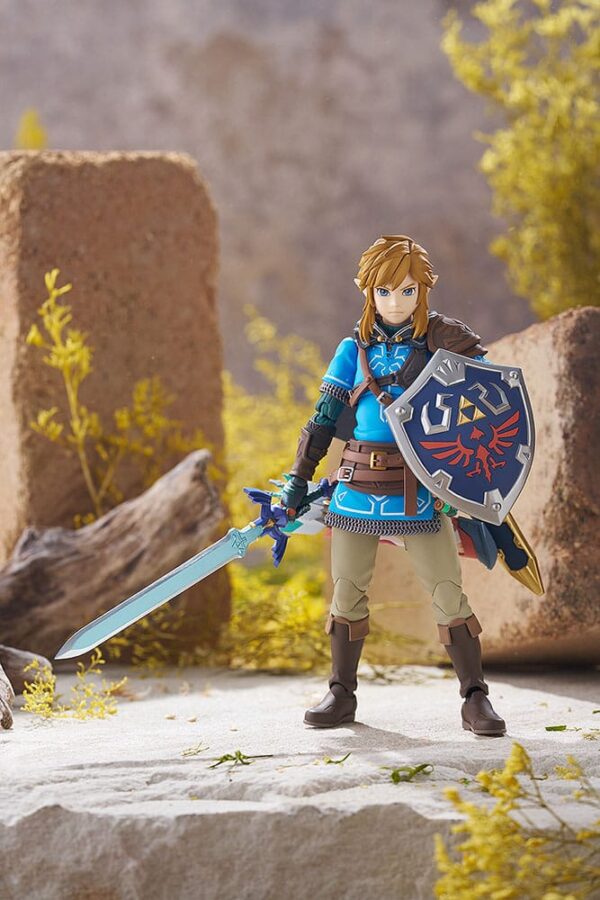 The Legend of Zelda Tears of the Kingdom Figma Akció Figura Link Tears of the Kingdom Ver. 15 cm
