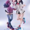 SSSS.GridmanPVC Szobors 1/7 2-Pack Rikka Takarada & Akane Shinjo feat. toridamono 22 cm