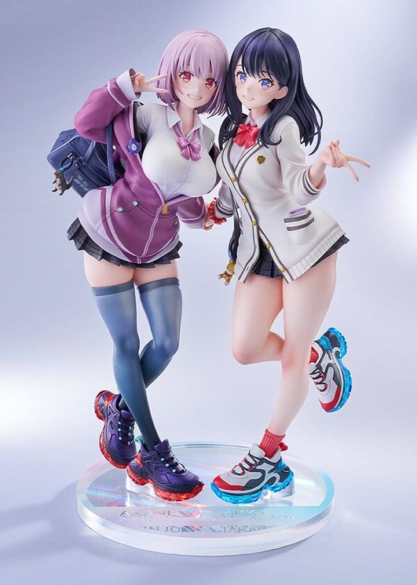 SSSS.GridmanPVC Szobors 1/7 2-Pack Rikka Takarada & Akane Shinjo feat. toridamono 22 cm