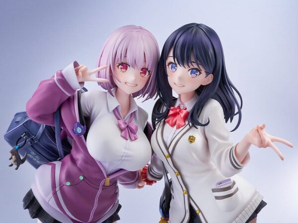 SSSS.GridmanPVC Szobors 1/7 2-Pack Rikka Takarada & Akane Shinjo feat. toridamono 22 cm