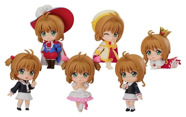 Cardcaptor Sakura: Clear Card Nendoroid Akció Figura Surprise Sakura Kinomoto Collection Assortment (6) 7 cm