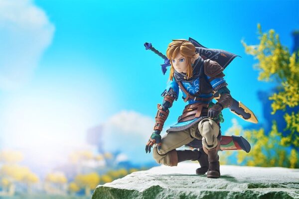 The Legend of Zelda Tears of the Kingdom Figma Akció Figura Link Tears of the Kingdom Ver. DX Edition 15 cm