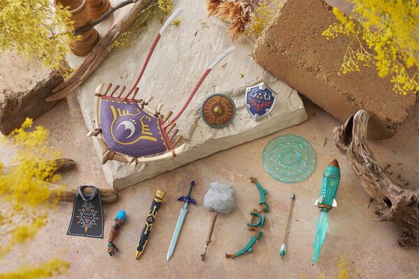 The Legend of Zelda Tears of the Kingdom Figma Akció Figura Link Tears of the Kingdom Ver. DX Edition 15 cm