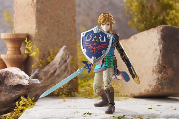 The Legend of Zelda Tears of the Kingdom Figma Akció Figura Link Tears of the Kingdom Ver. DX Edition 15 cm