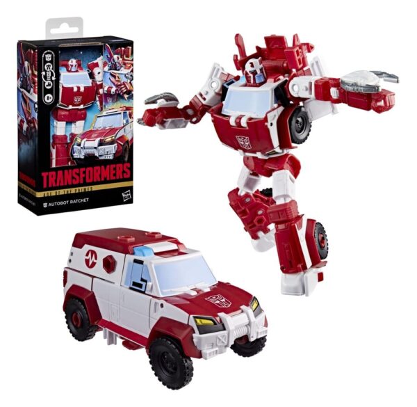 Transformers Age of the Primes Deluxe Class Akció Figura Autobot Ratchet 15 cm Transformers Age of the Primes Deluxe Class Akció Figura Autobot Ratchet 15 cm