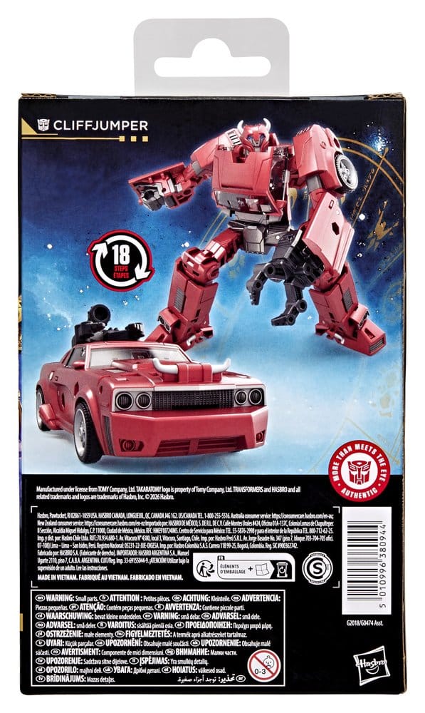 Transformers Age of the Primes Deluxe Class Akció Figura Cliffjumper 13 cm Transformers Age of the Primes Deluxe Class Akció Figura Cliffjumper 13 cm