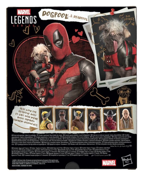 Deadpool & Wolverine Marvel Legends Akció Figura Dogpool & Deadpool 15 cm