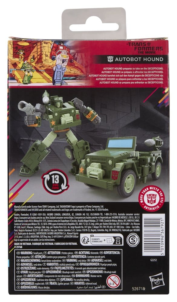 The Transformers: The Movie Studio Series Deluxe Class Akció Figura MTMTE Collection: Autobot Hound 14 cm The Transformers: The Movie Studio Series Deluxe Class Akció Figura MTMTE Collection: Autobot Hound 14 cm