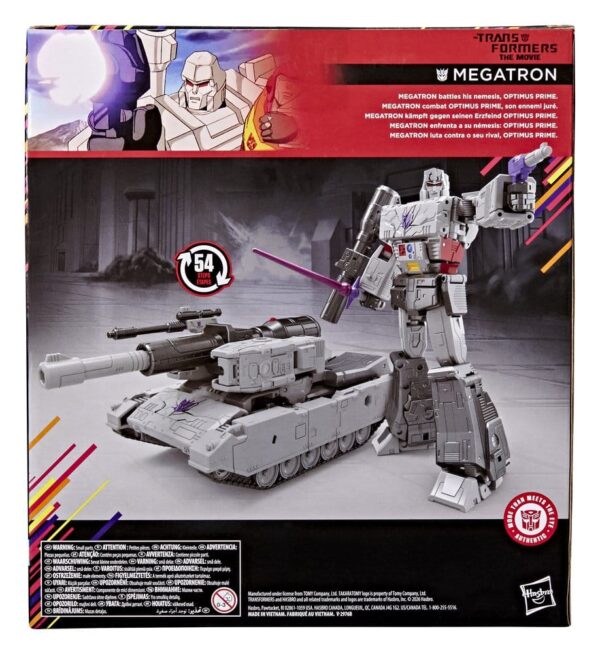 The Transformers: The Movie Studio Series Leader Class Akció Figura MTMTE Collection: Megatron 22 cm