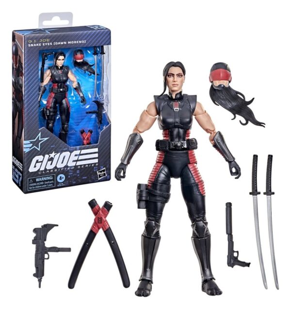 G.I. Joe Classified Series Akció Figura Snake Eyes (Dawn Moreno) 15 cm