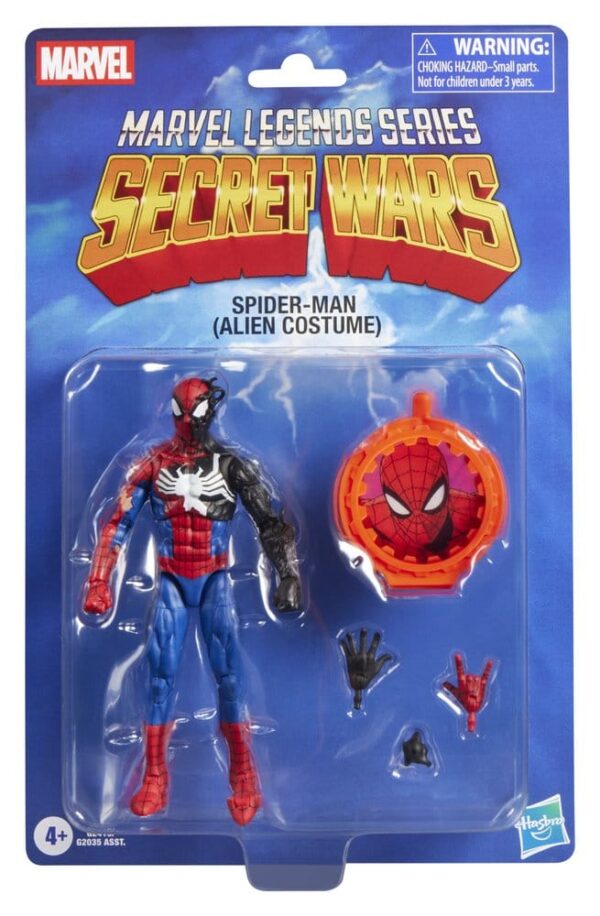Secret Wars Marvel Legends Akció Figura Spider-Man (Alien Costume) 15 cm Secret Wars Marvel Legends Akció Figura Spider-Man (Alien Costume) 15 cm