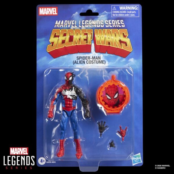 Secret Wars Marvel Legends Akció Figura Spider-Man (Alien Costume) 15 cm Secret Wars Marvel Legends Akció Figura Spider-Man (Alien Costume) 15 cm