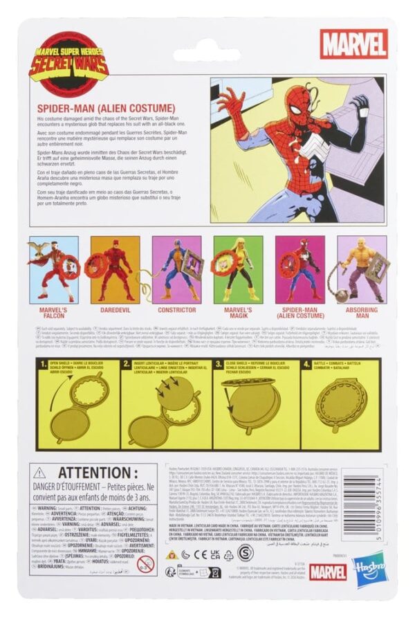 Secret Wars Marvel Legends Akció Figura Spider-Man (Alien Costume) 15 cm Secret Wars Marvel Legends Akció Figura Spider-Man (Alien Costume) 15 cm