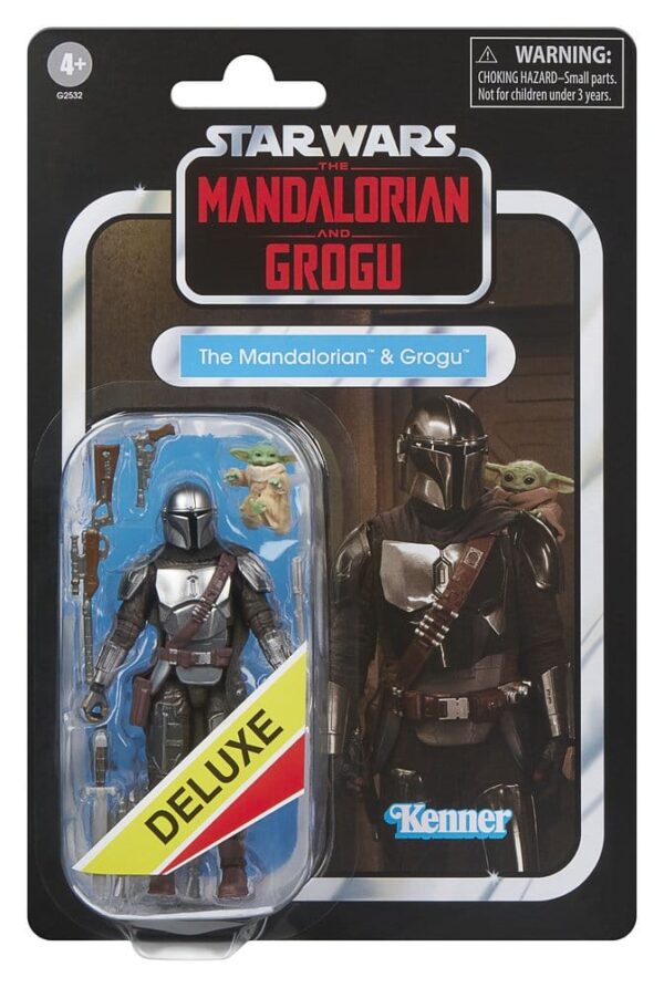 Star Wars: The Mandalorian & Grogu Vintage Collection Akció Figura The Mandalorian & Grogu 10 cm
