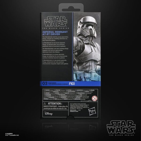Star Wars: The Mandalorian & Grogu Black Series Akció Figura Imperial Remnant AT-RT Driver 15 cm