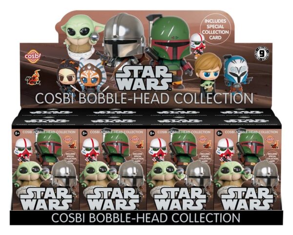 Star Wars Cosbi Mini Figuras Series 1 8 cm Blind Box Display (8)