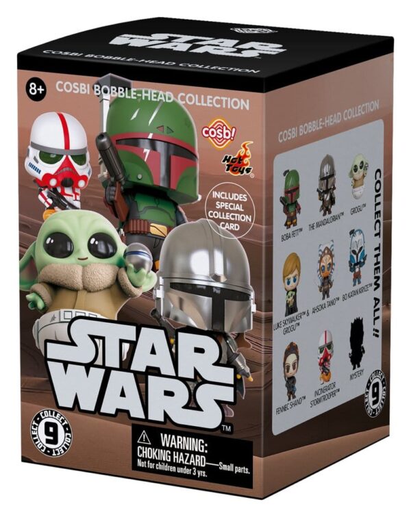 Star Wars Cosbi Mini Figuras Series 1 8 cm Blind Box Display (8)