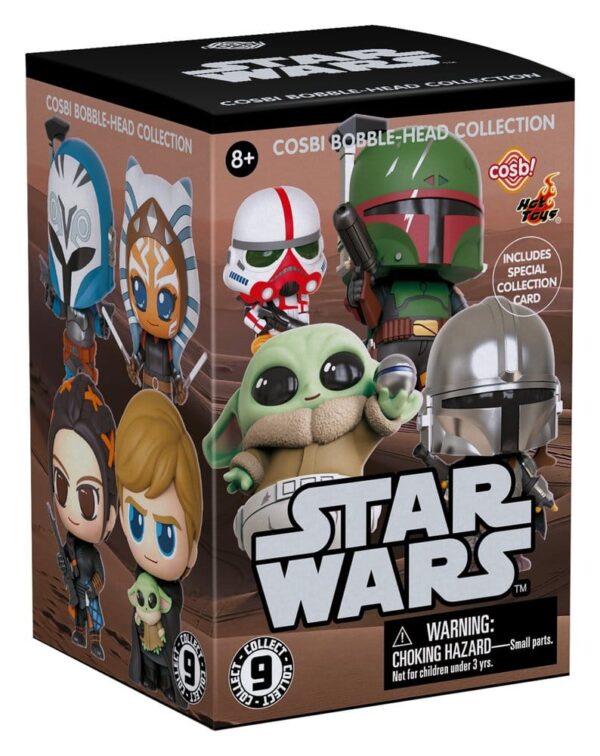 Star Wars Cosbi Mini Figuras Series 1 8 cm Blind Box Display (8)
