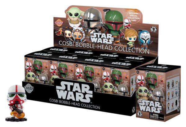 Star Wars Cosbi Mini Figuras Series 1 8 cm Blind Box Display (8)