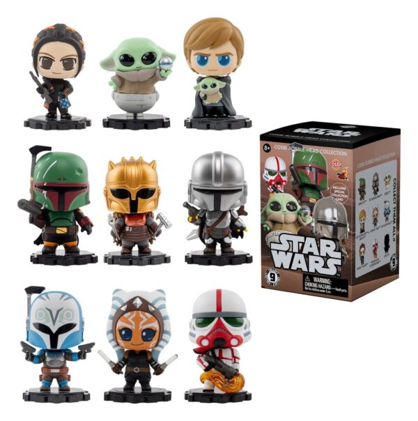 Star Wars Cosbi Mini Figuras Series 1 8 cm Blind Box Display (8)