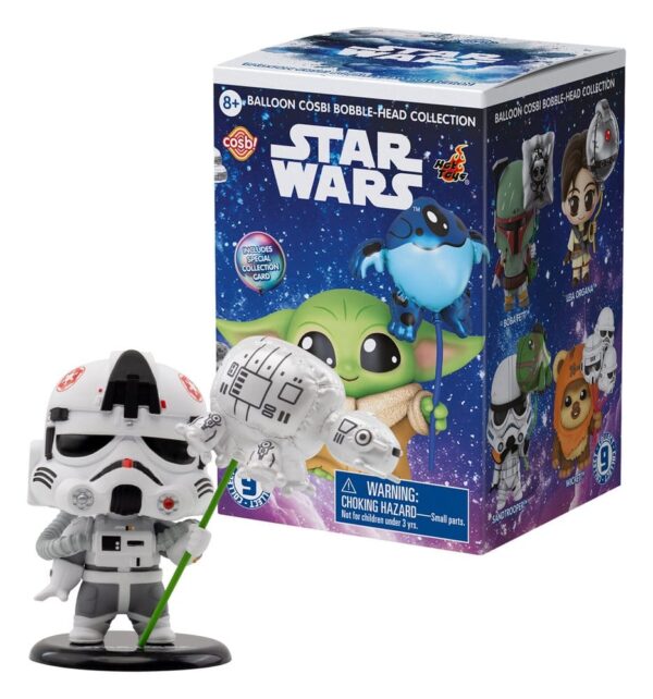 Star Wars Cosbi Mini Figuras Balloon 8 cm Blind Box Display (8)