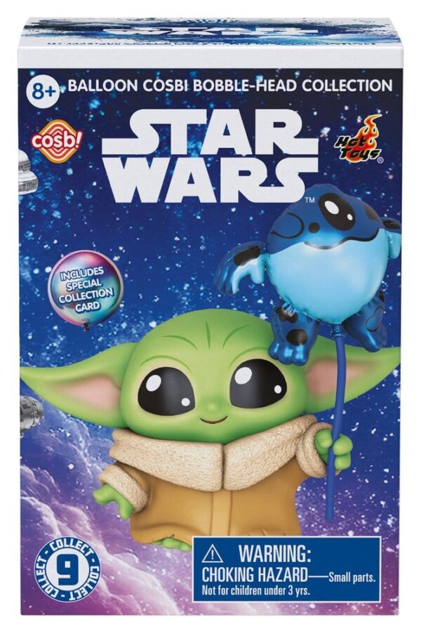 Star Wars Cosbi Mini Figuras Balloon 8 cm Blind Box Display (8)