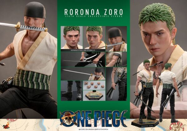 One Piece (Netflix) Akció Figura 1/6 Roronoa Zoro 31 cm One Piece (Netflix) Akció Figura 1/6 Roronoa Zoro 31 cm