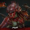 Alien vs. Predator Artist Collection Akció Figura 1/6 Akaoni Samurai Predator 35 cm