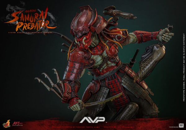 Alien vs. Predator Artist Collection Akció Figura 1/6 Akaoni Samurai Predator 35 cm